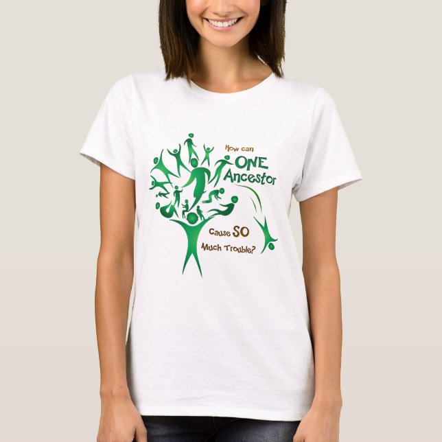 Träd One Ancestor Tee (Framsida)