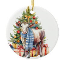 Träd Ornament med kalv Ornament
