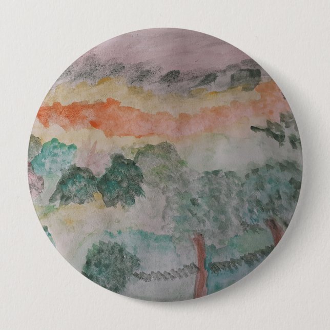 Träd på Bay Badge Knapp (Framsida)