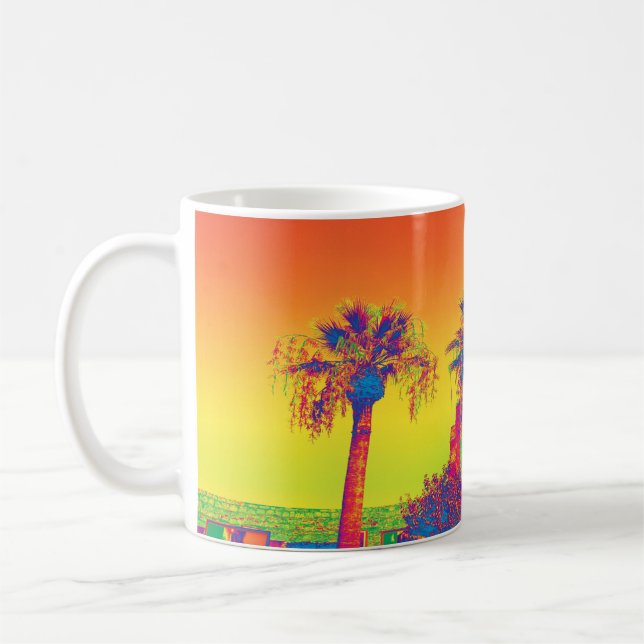 Träd på Cypern Kaffemugg (Vänster)