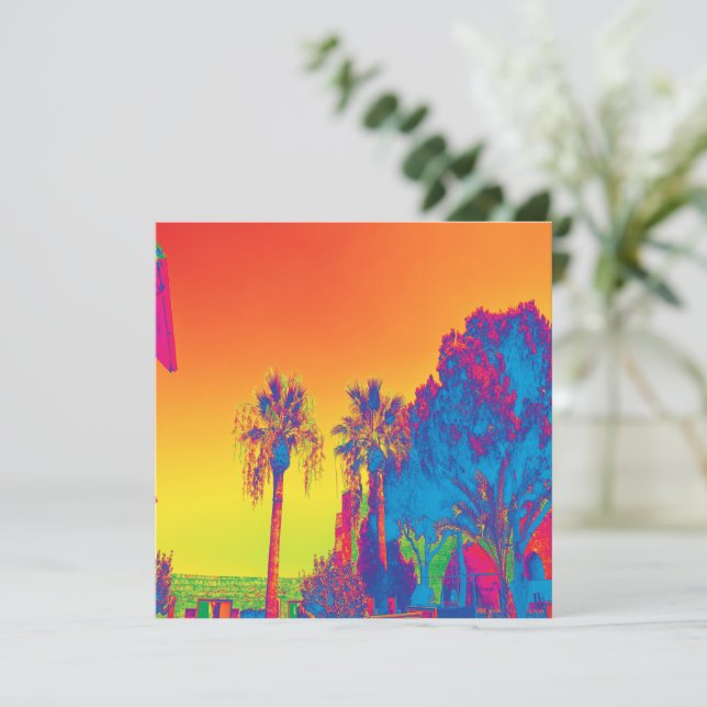 Träd på Cypern Kort (Stående Fram)