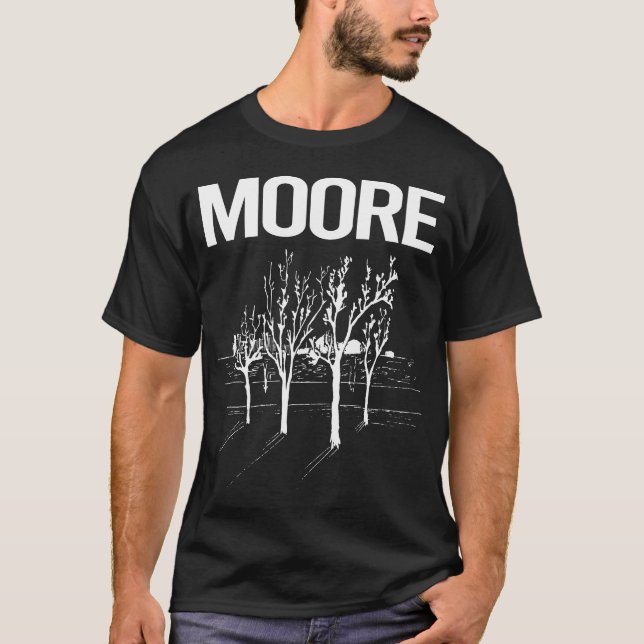 Träd på Moore-gatan T Shirt (Framsida)