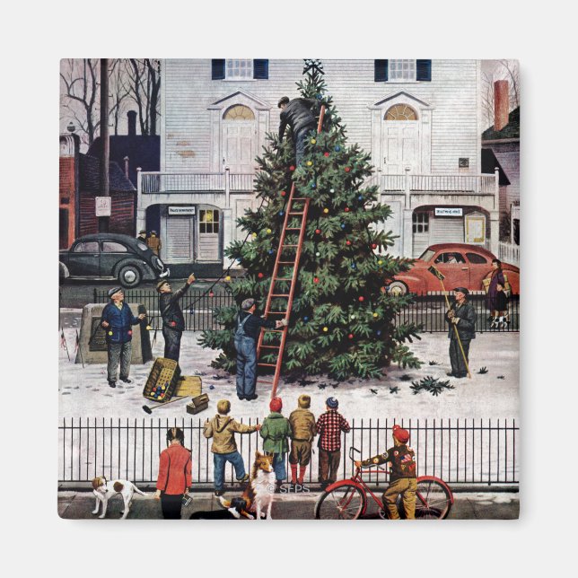 Träd på Town Square Magnet (Framsidan)