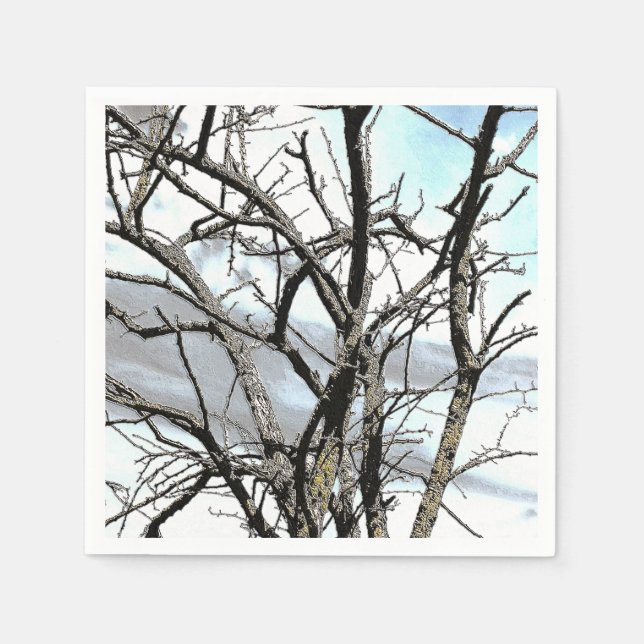 TRÄD PAPPERSSERVETT (Framsidan)