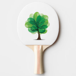 Träd Ping Pong Paddle Pingisracket