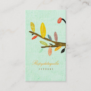 Träd Pistaschio Affärskort Visitkort