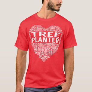 Träd Planter Heart T Shirt