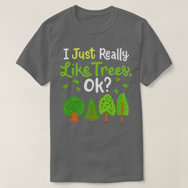 Träd Plantering  Träd Älskare T Shirt (Design framsida)