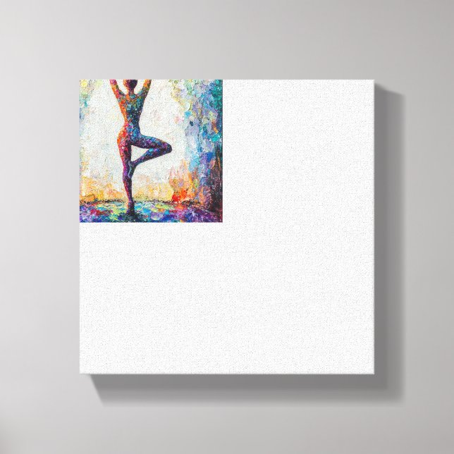 Träd Pose Canvas Art (Framsida)