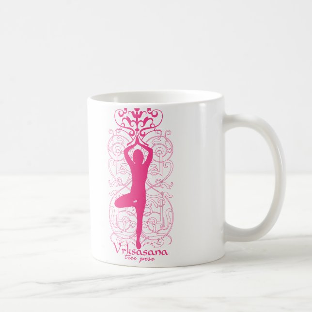 Träd Pose Kaffemugg (Höger)