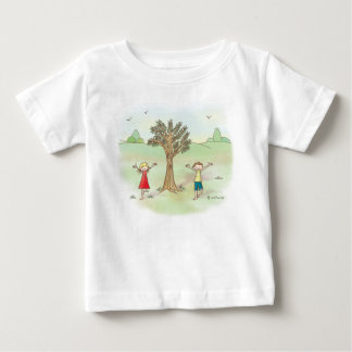 Träd Pose Småbarn Långärmad Shirt T-shirt