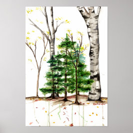träd poster