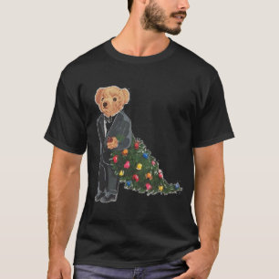 Träd Premium för julpolo T Shirt