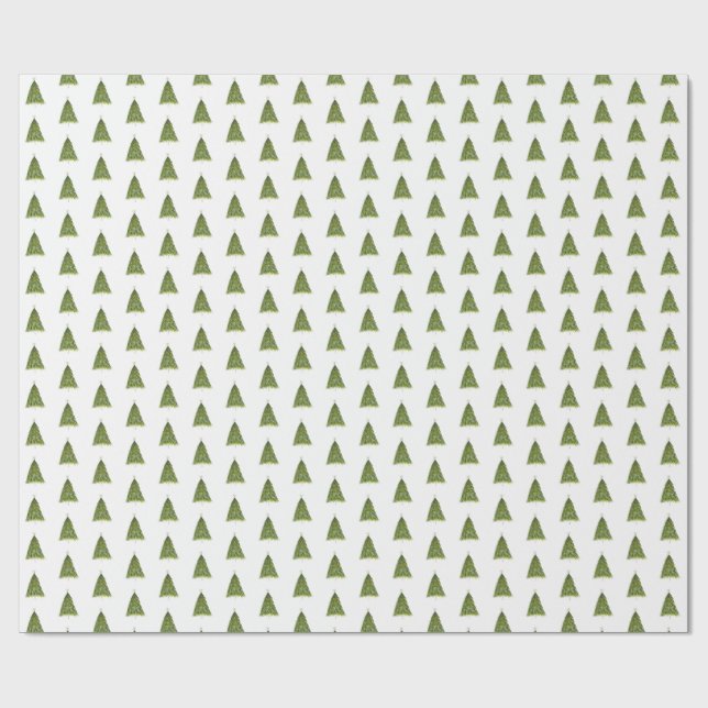 Träd presentpapper  (Platt)