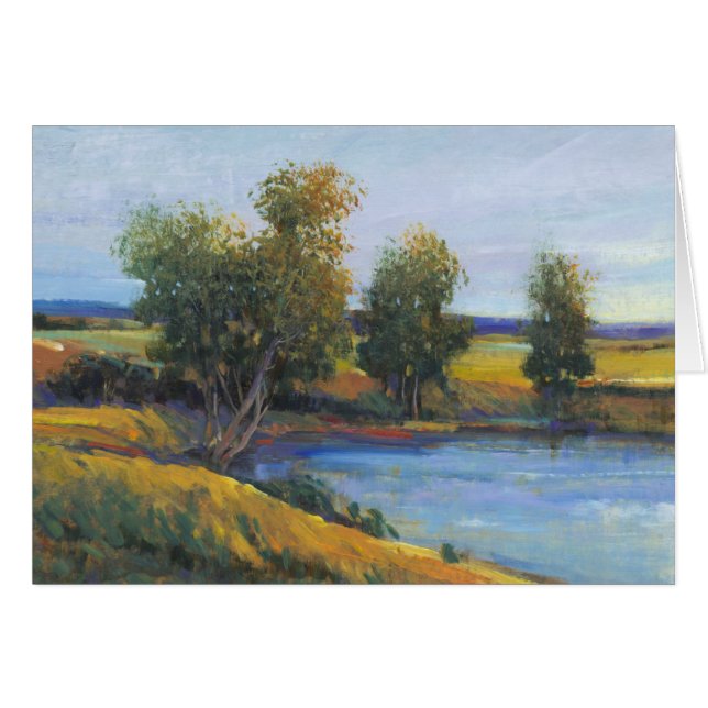 Träd Reflection II Hälsningskort (Framsidan Horizontal)