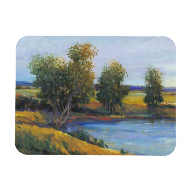 Träd Reflection II Magnet (Horisontell)