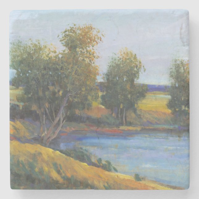 Träd Reflection II Underlägg Sten (Framsidan)