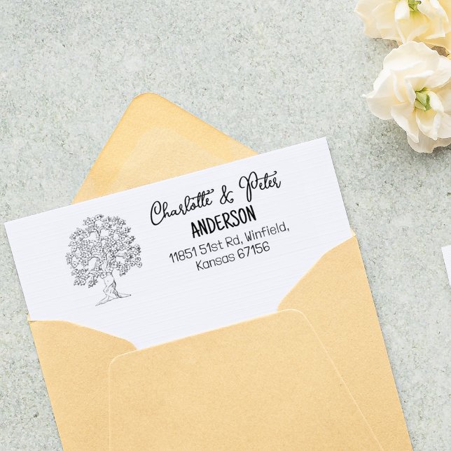 Träd Returadress-familjen Stämpel (Skapare uppladdad)