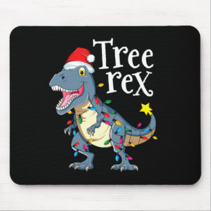 Träd rex dinosaurie jul musmatta