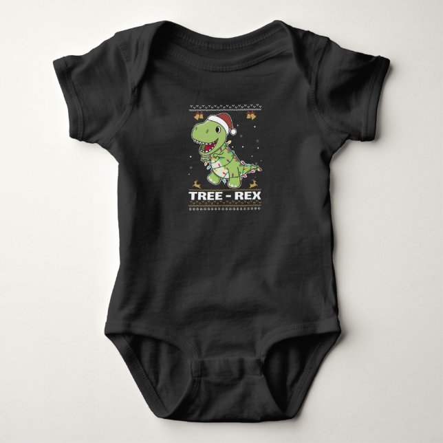Träd-Rex Funny Dinosaur Pun T-Rex T Shirt (Framsida)