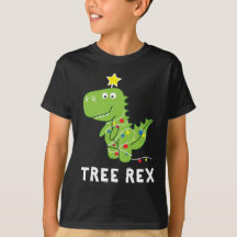 Träd Rex jul t-shirt