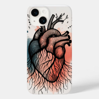 Träd Root Heart - Soulful Line Art