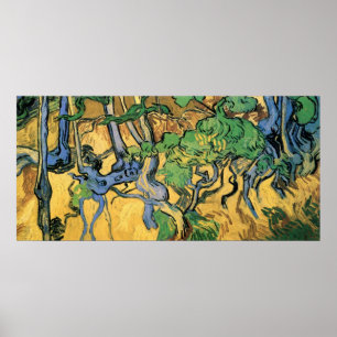 Träd Roots and Trunks av Vincent van Gogh Poster
