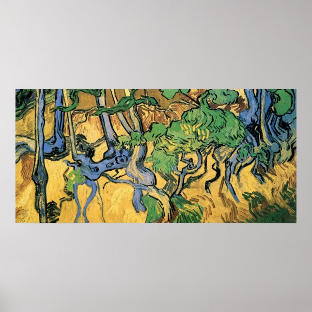 Träd Roots and Trunks av Vincent van Gogh Poster (Framsidan)