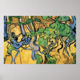 Träd Rötter och Stammar av Vincent van Gogh Poster