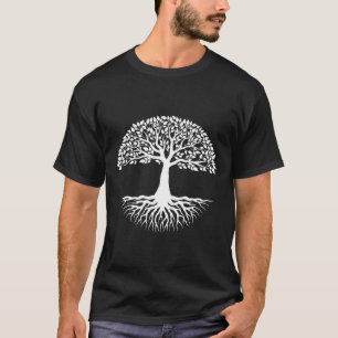 Träd-rötterna för livet Coola Mor-jorddagen T Shirt