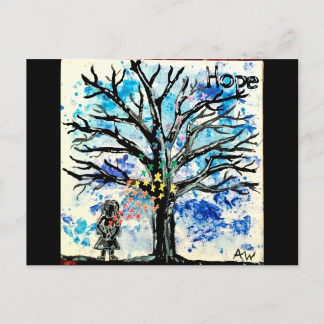 Träd-serien: Hope Vykort (Framsida)