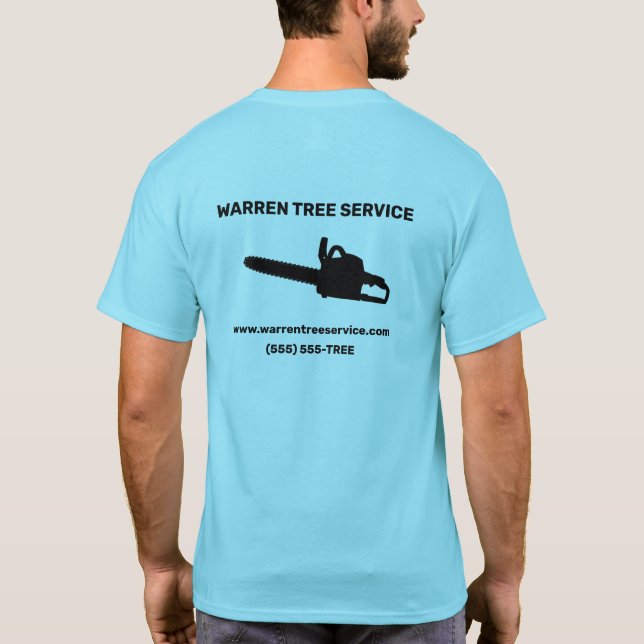 Träd Service Company T-Shirt (Baksida)