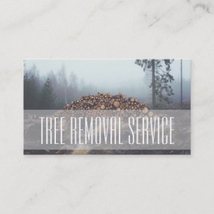 Träd Service Firewood Affärskort Visitkort