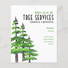 Träd Services Flygblad