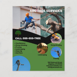 Träd Services Flygblad