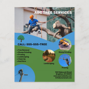 Träd Services Flygblad