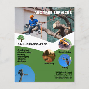 Träd Services Flygblad