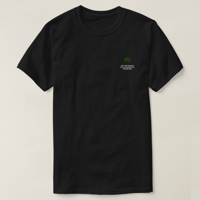 Träd Services T Shirt (Design framsida)