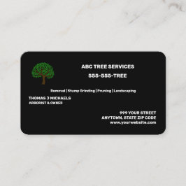 Träd Services Visitkort
