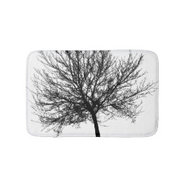 Träd Silhouette Badrumsmatta