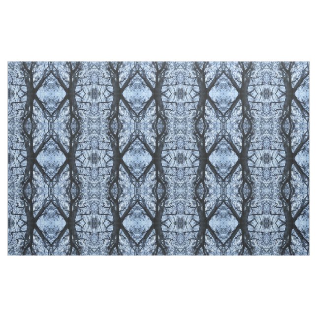 Träd Silhouette-foto mönstrad Tyg (Fat Quarter)