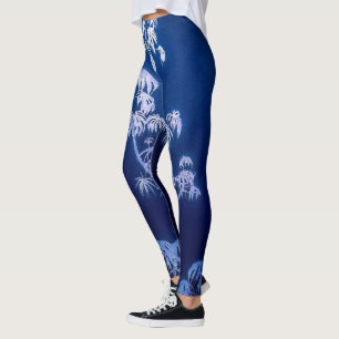 Träd Silhouette i Royal Blues Leggings