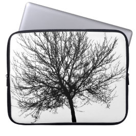 Träd Silhouette Laptop Fodral