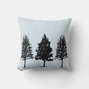 Träd Silhouette Pillow Kudde