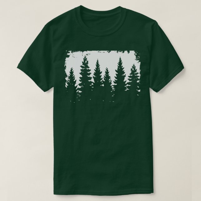 Träd silhuette t shirt (Design framsida)