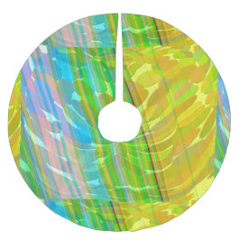 Träd Skirt (Brushed Poly) tillverkad i amerikanska Julgransmatta Borstad Polyester