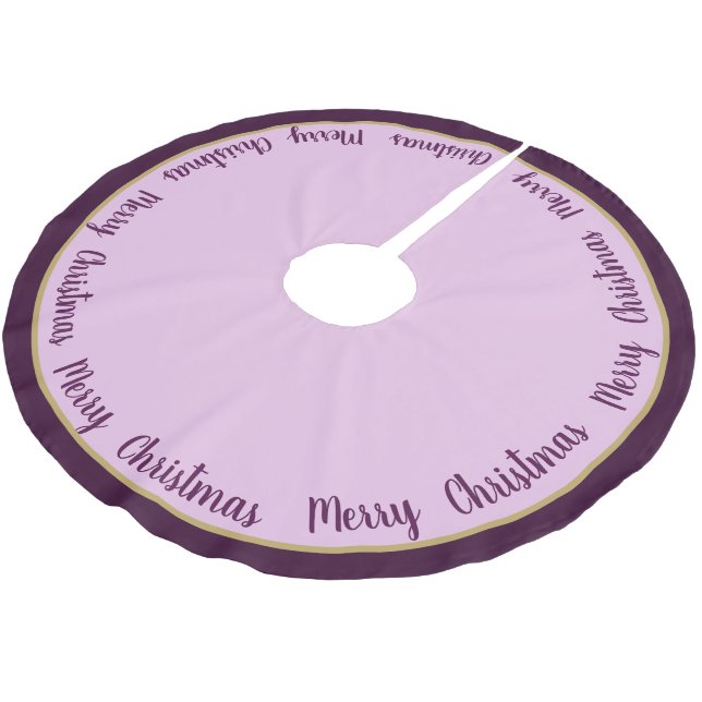 Träd Skirt-God jul Julgransmatta Borstad Polyester (Vinklad)