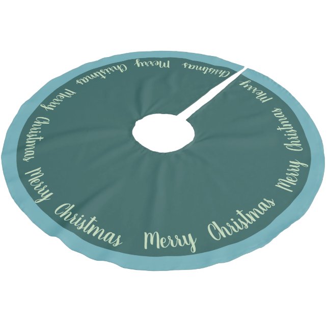 Träd Skirt-God jul Julgransmatta Borstad Polyester (Vinklad)