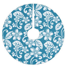 TRÄD Skirt, ISLAND PLUMERIA (CARIBBEAN BLUE) Julgransmatta Borstad Polyester