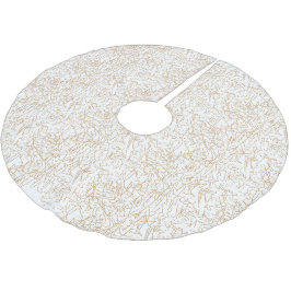 Träd Skirt Julgransmatta Borstad Polyester